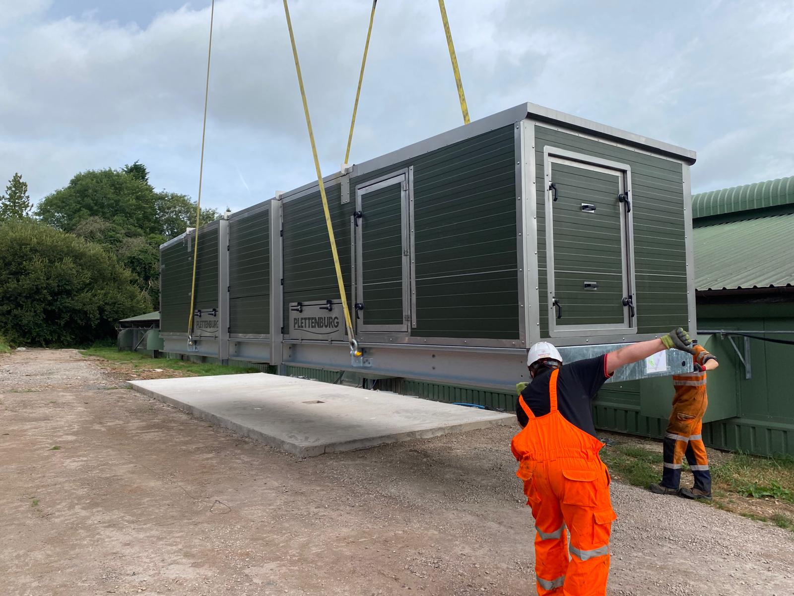 Installation of Heat Exchangers in Staffordshire Broiler Farm